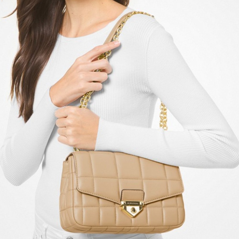 Michael Kors SoHo Large Quilted Leather Shoulder Bag